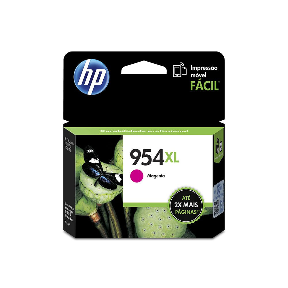 Cartucho de Tinta Original de Alto Rendimiento HP 954XL Magenta