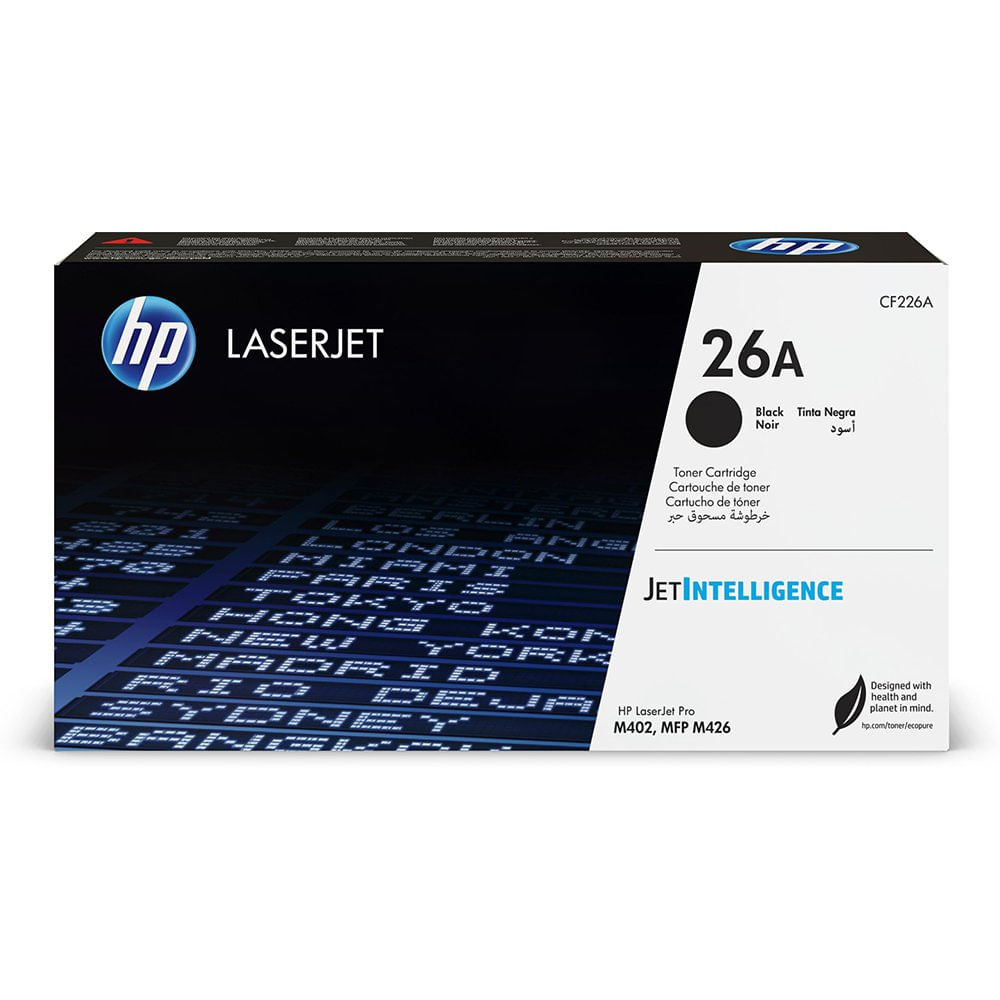Tóner Original LaserJet HP 26A Negro
