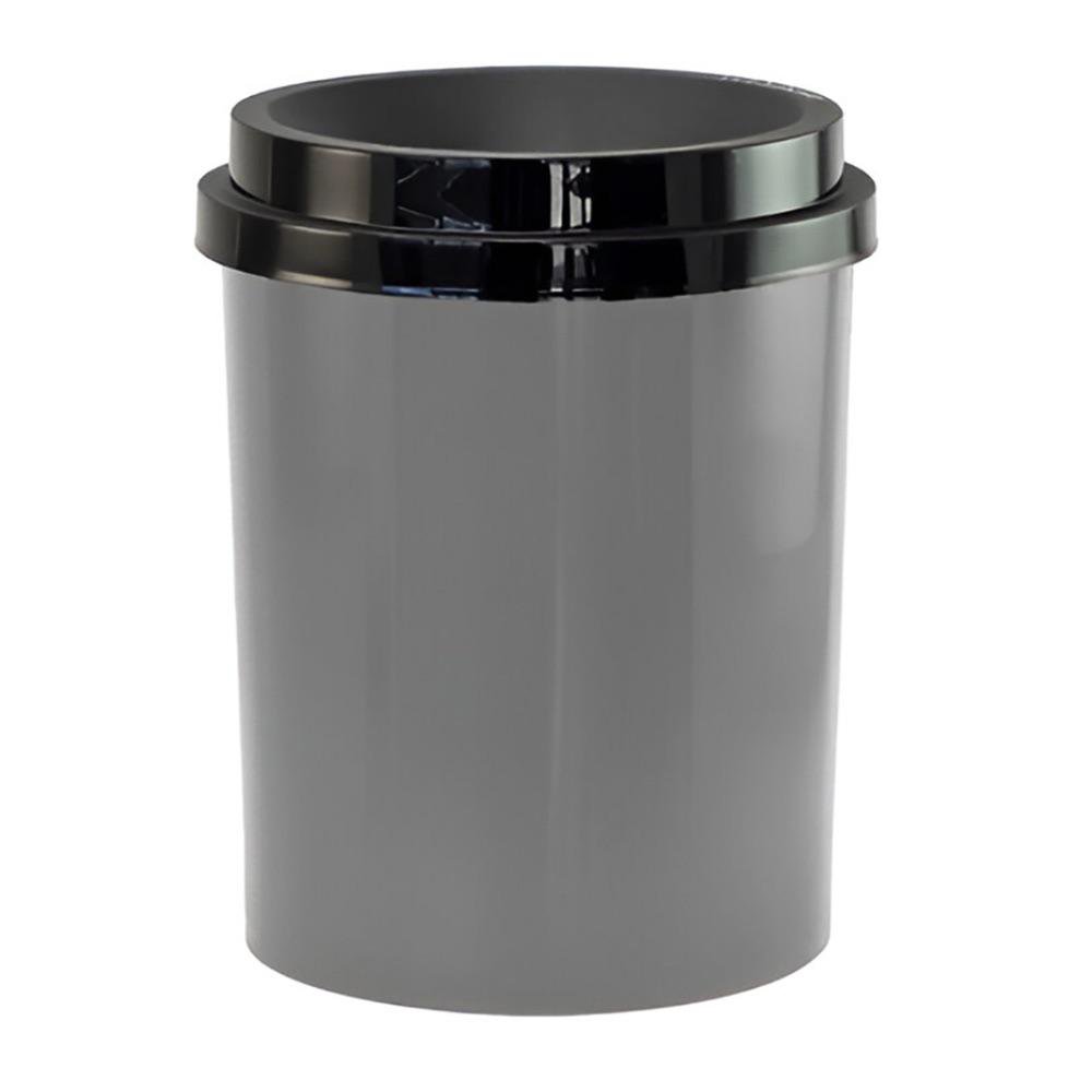 Basurero Bota Fácil de 20 L Color Plateado