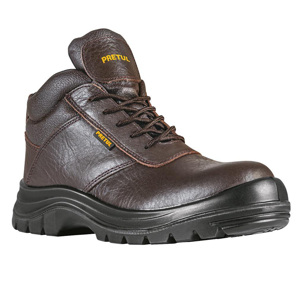 Bota de Seguridad Café con Casquillo de Poliamida - Varias Tallas 40