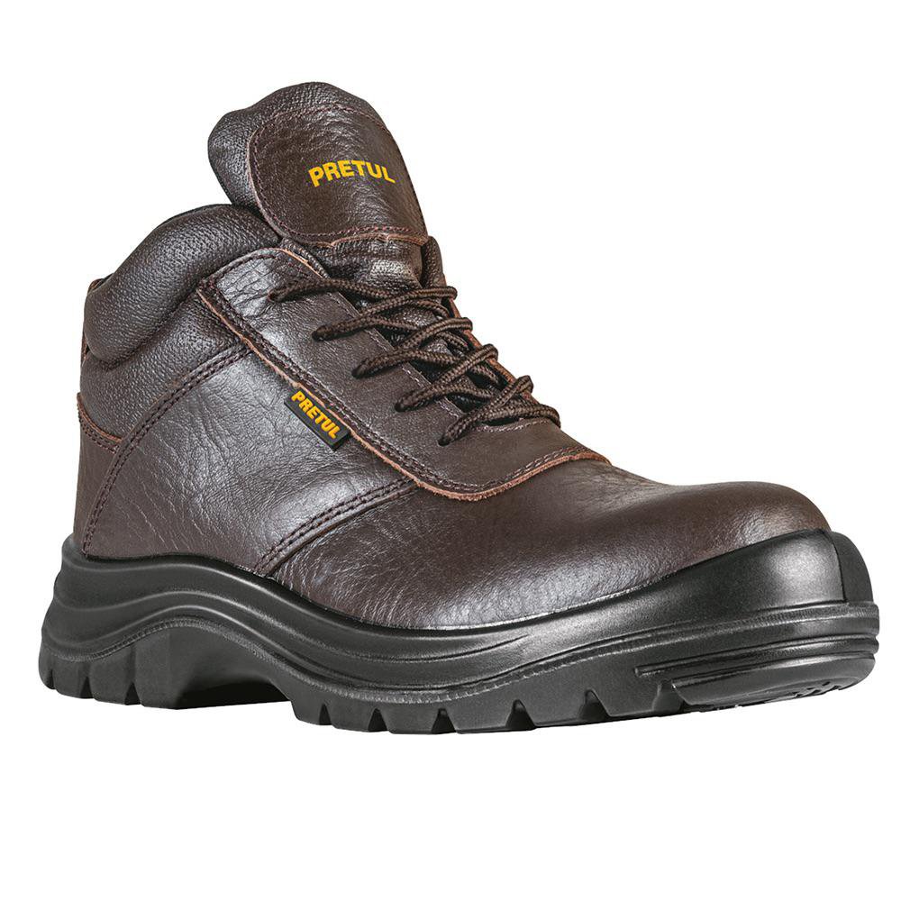 Bota de Seguridad Café con Casquillo de Poliamida - Varias Tallas 39