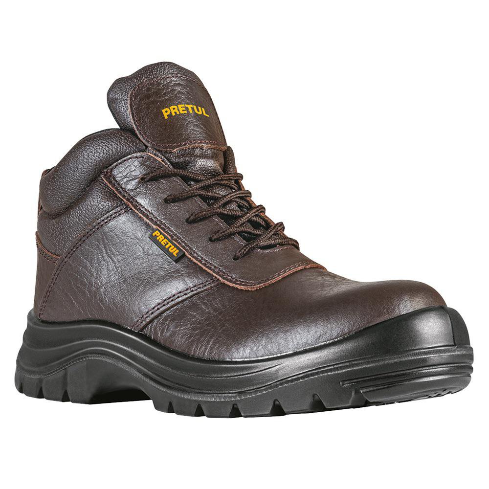 Bota de Seguridad Café con Casquillo de Poliamida - Varias Tallas 38