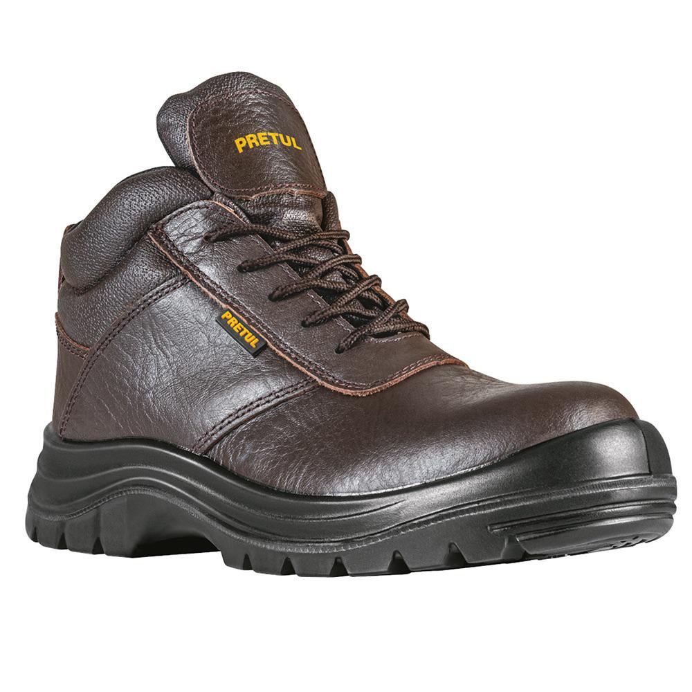 Bota de Seguridad Café con Casquillo de Poliamida - Varias Tallas 37