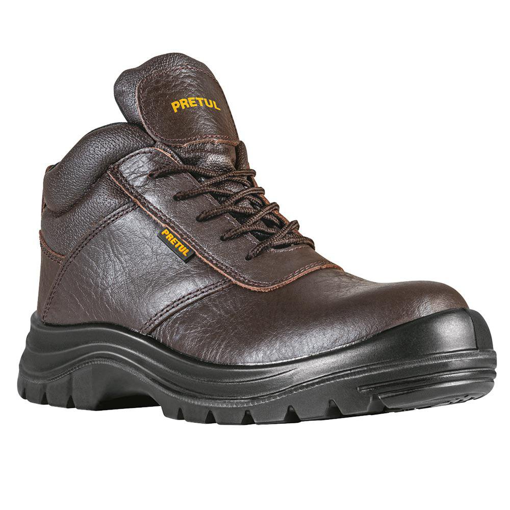 Bota de Seguridad Café con Casquillo de Poliamida - Varias Tallas 41