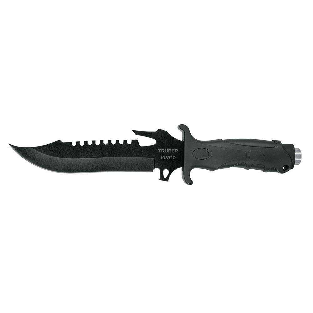 Cuchillo Táctico Negro de 12 Plg