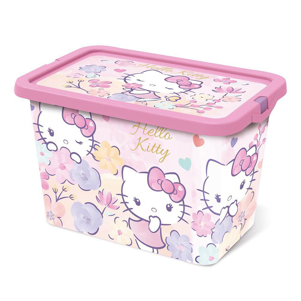 Caja Organizadora Infantil Click 7 L Diseño Hello Kitty Caja Organizadora Click 7 L Diseño…