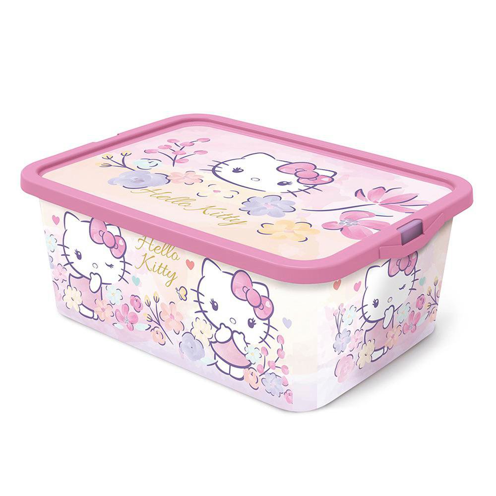 Caja Organizadora Infantil Click 13 L Diseño Hello Kitty Caja Organizadora Click 13 L Dise…