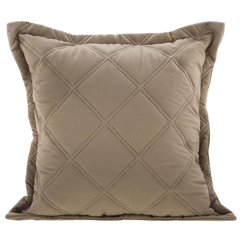 Cojín Relleno 50 x 50 cm Tela Twill Color Caqui