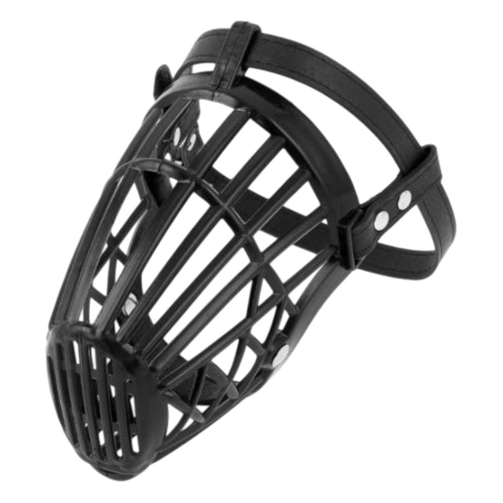 Bozal Ajustable para Perro Color Negro Talla #4 de 22 Cm