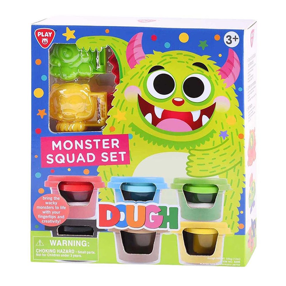 Set de Plasticina Monster Squad para 3+ Años Set de Plasticina Monstruos con Moldes Multic…