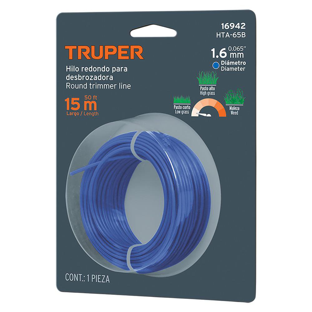 Hilo Redondo para Desbrozadora 1.6 MMX15 M