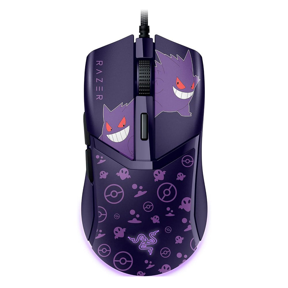 Mouse Gamer Razer Cobra Edición Pokémon Gengar Cableado con Iluminación RGB Chroma