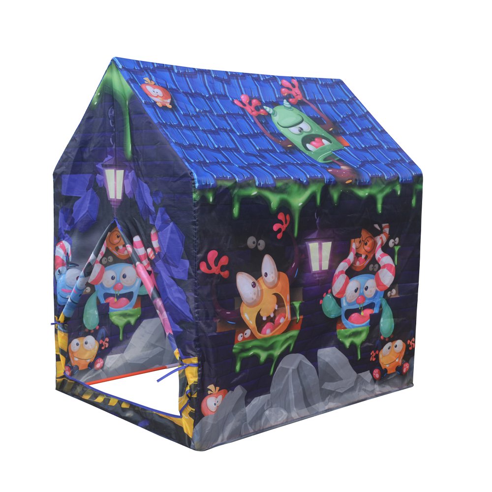Casita de Juego Infantil Diseño Monstruos Plegable de Poliéster para Interior 95 Cm Casita…