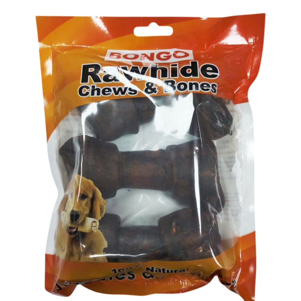 Juguete de Carnaza de Hueso con Sabor a Carne de 4 a 5 Plg de 3 Uds