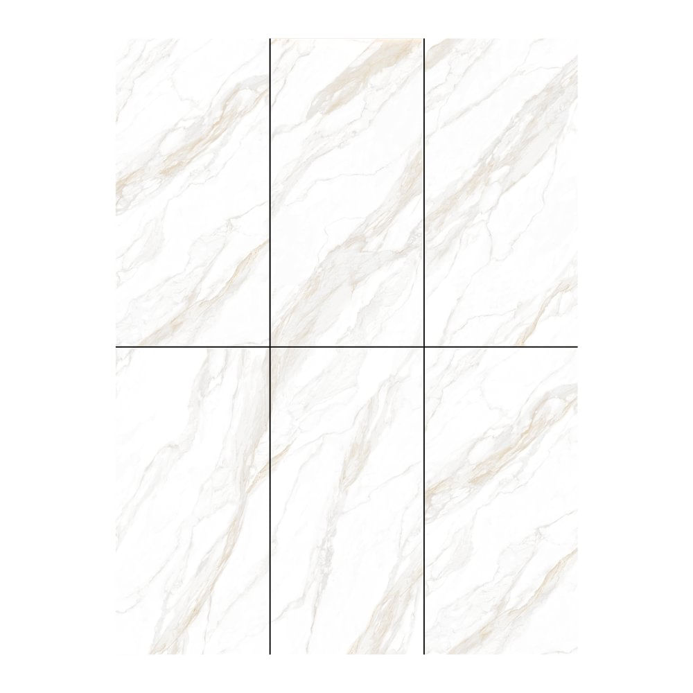 Piso Porcelanato Golden Calacatta Pulido Rectificado de 60 x 120 cm en Caja de 2.16 m²