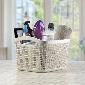 Canasta Rectangular 6.6. L Crema - Ucsan