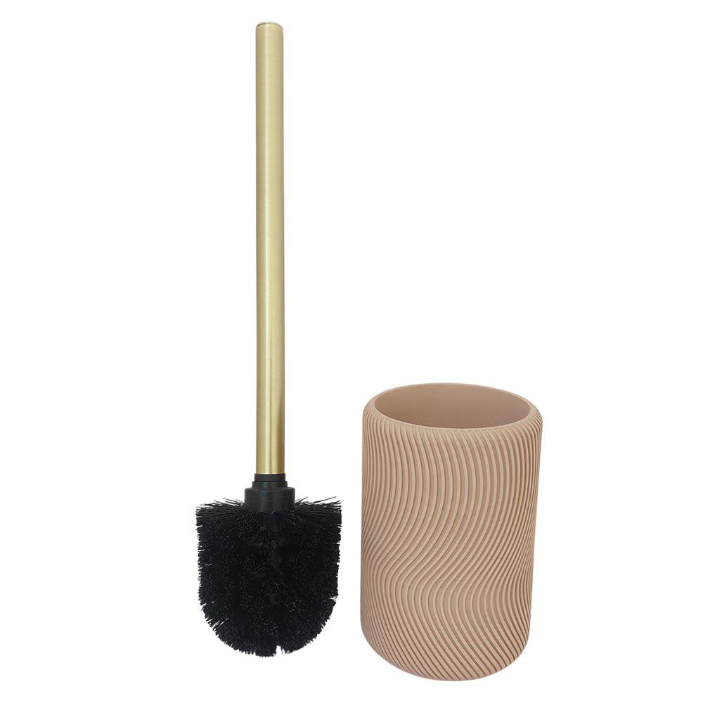 Cepillo para Baño de Plástico Texturizado Color Beige