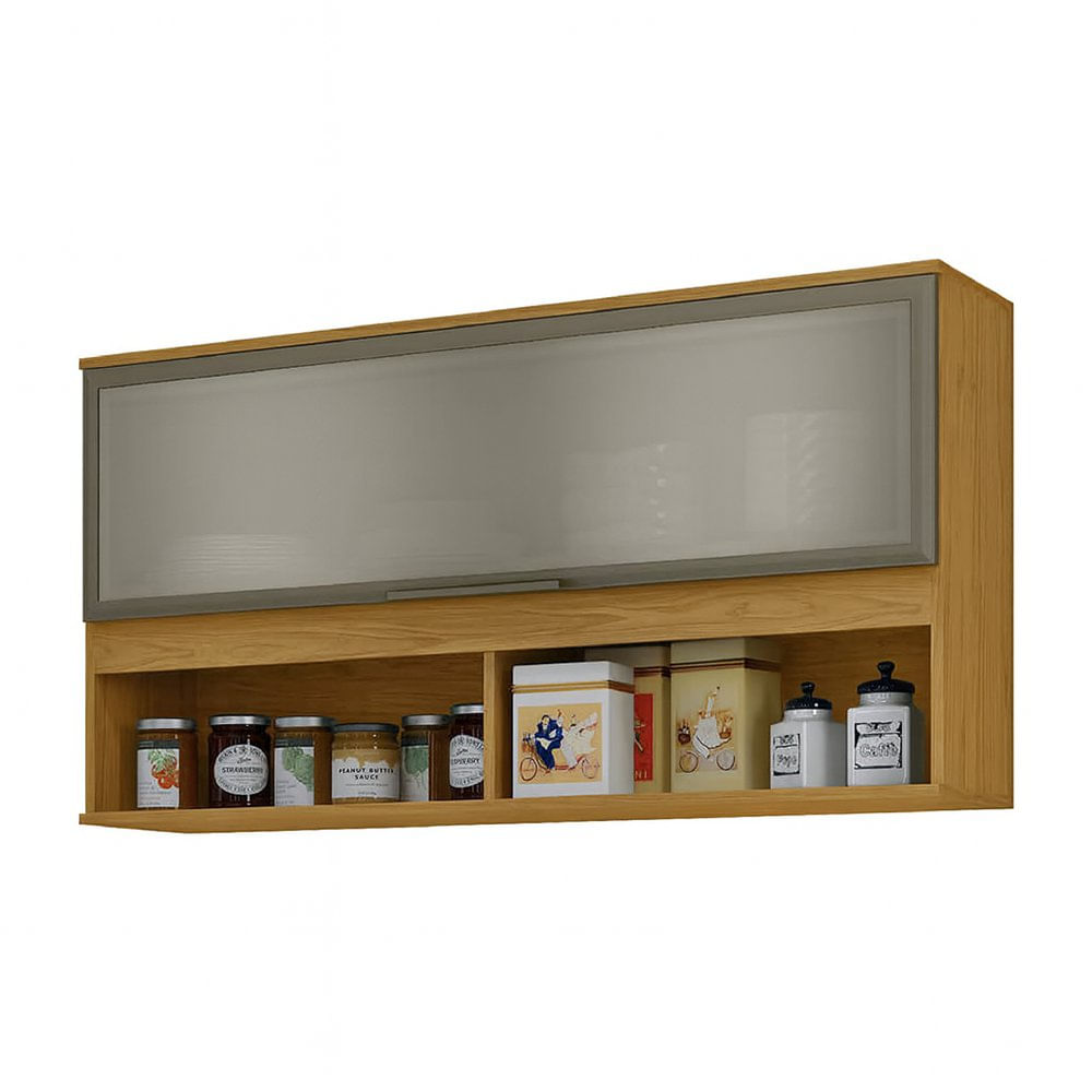 Gabinete Aéreo Verace con 1 Puerta de Vidrio 120 cm