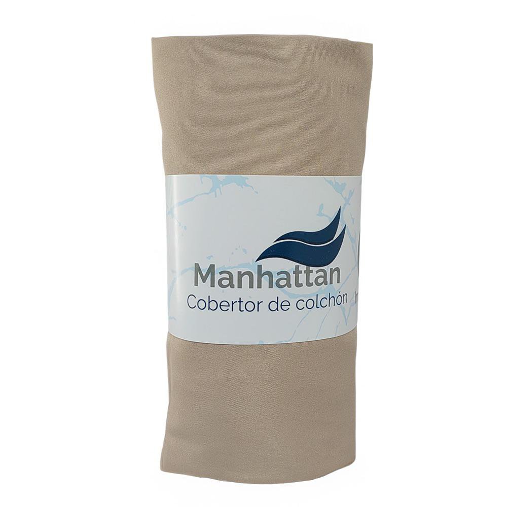 Sábana Cobertora de Microfibra Beige para Colchón con Ajuste Elástico - Varios Tamaños Mat…