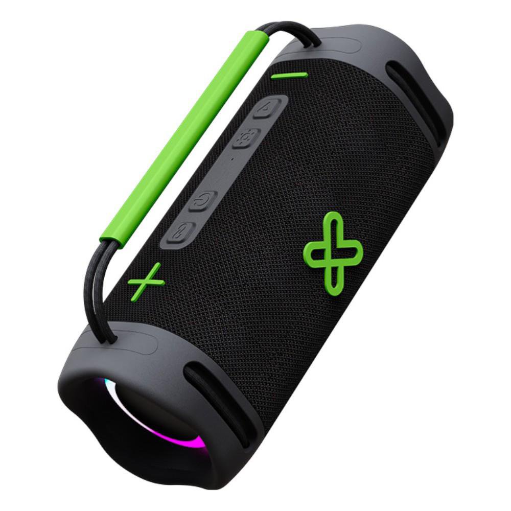 Bocina Portátil WaveRider con Luces LED de 40 W en Color Negro Bocina Portátil WaveRider c…
