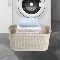 Canasta Rectangular 27 Lt Crema - Ucsan