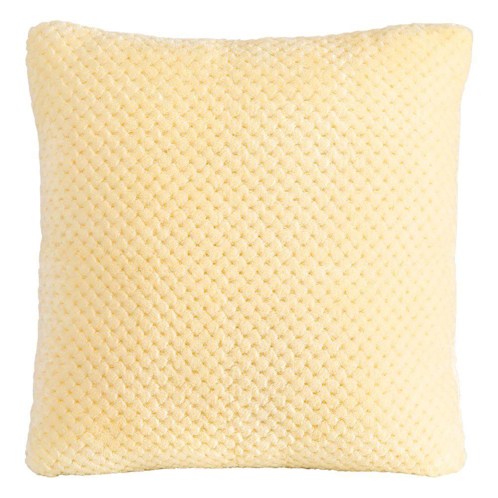 Set de 2 Cojines con Relleno 40 x 40 cm Color Amarillo Set de 2 Cojines Decorativos de 40…
