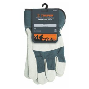 Guantes De Carnaza y Lona Unitalla - Truper