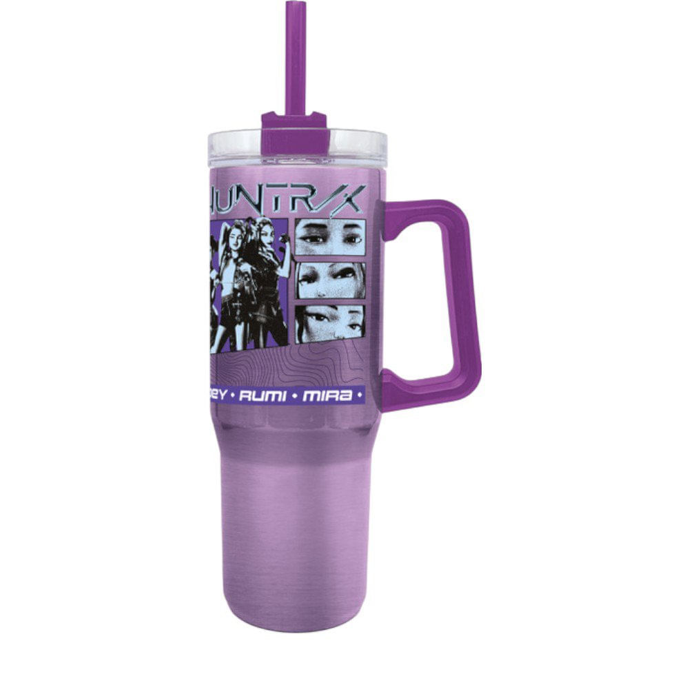Tumbler Kids con Pajilla XL Huntrix K-Pop Demon Hunters de 31 Oz