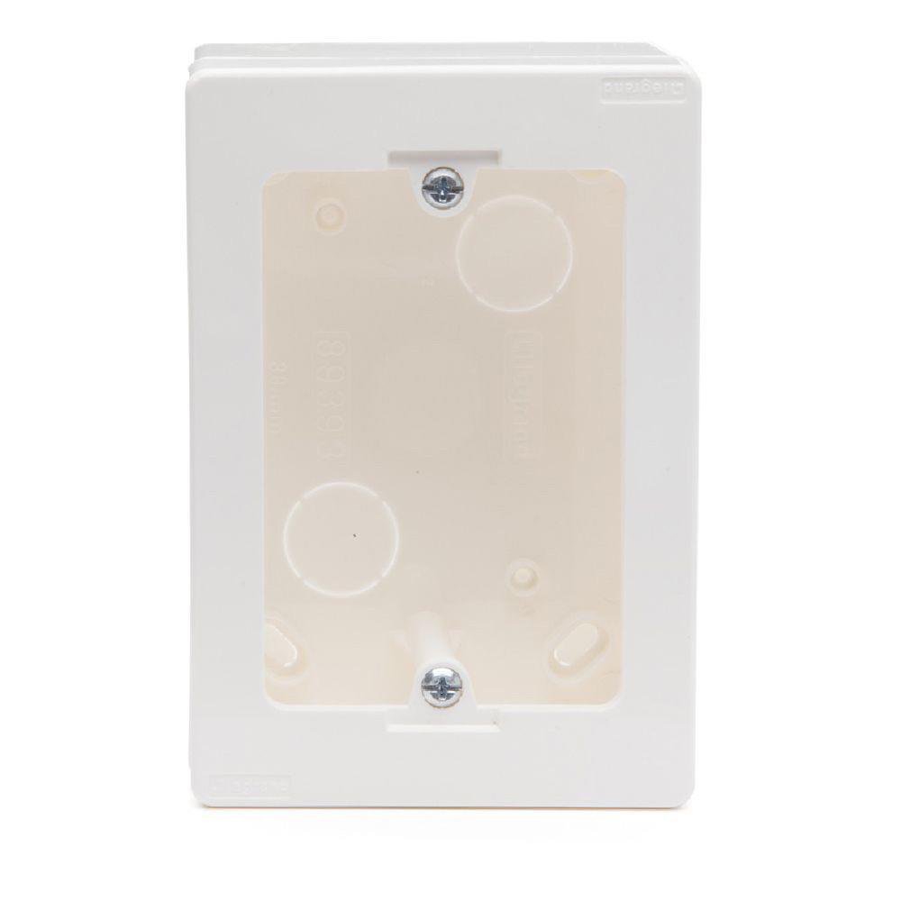 Caja Eléctrica Rectangular de Plástico uso Canaleta 3X5 Plg