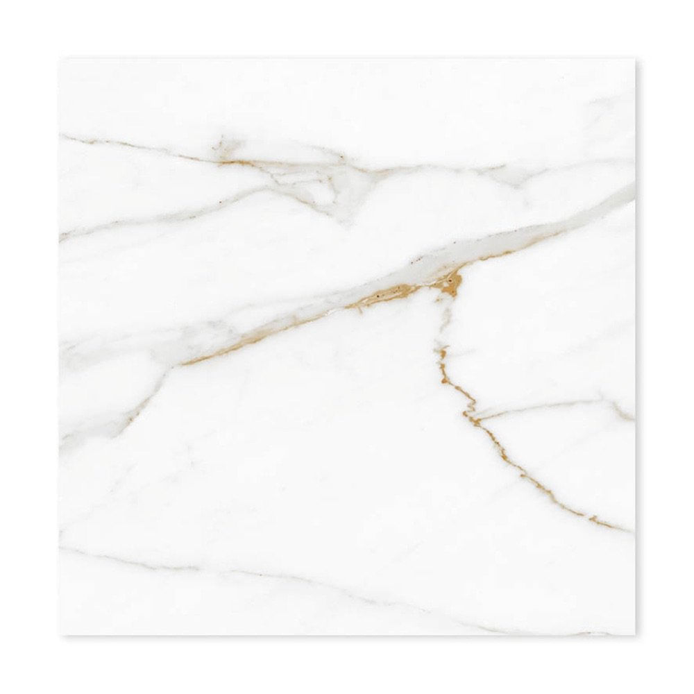 Piso Cerámico Sole Acabado Brillante Color Blanco con Vetas de 61 x 61 cm en Caja de 2.65…