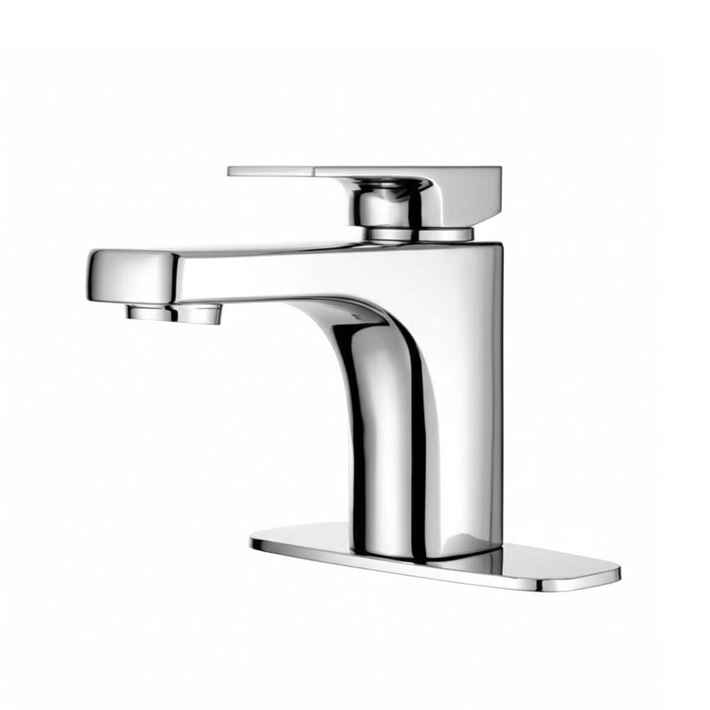 Mezcladora Monomando para Baño Admiral Bajo Acabado Cromo