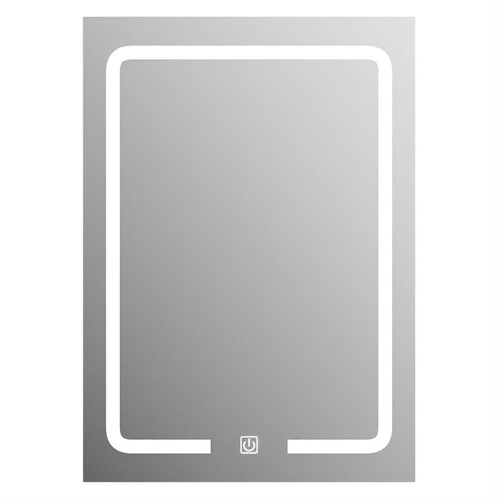Espejo LED Rectangular 60x80 cm Con Luz Táctil para Baño y Tocador