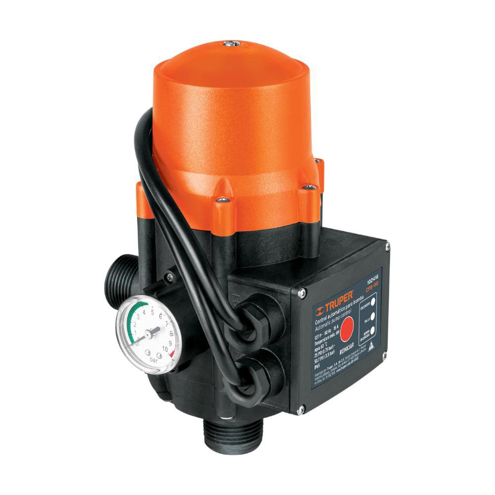 Control Automático de Presión para Bomba de Agua 90° 16 A