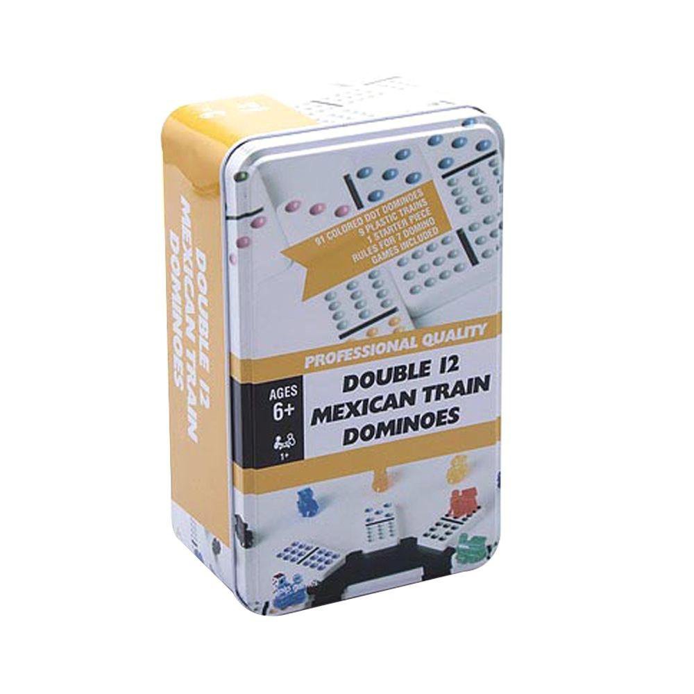 Juego de Mesa Dominó Doble 12 Mexican Train para 6+ Años Juego de Mesa Domino Doble 12 Mexican Train