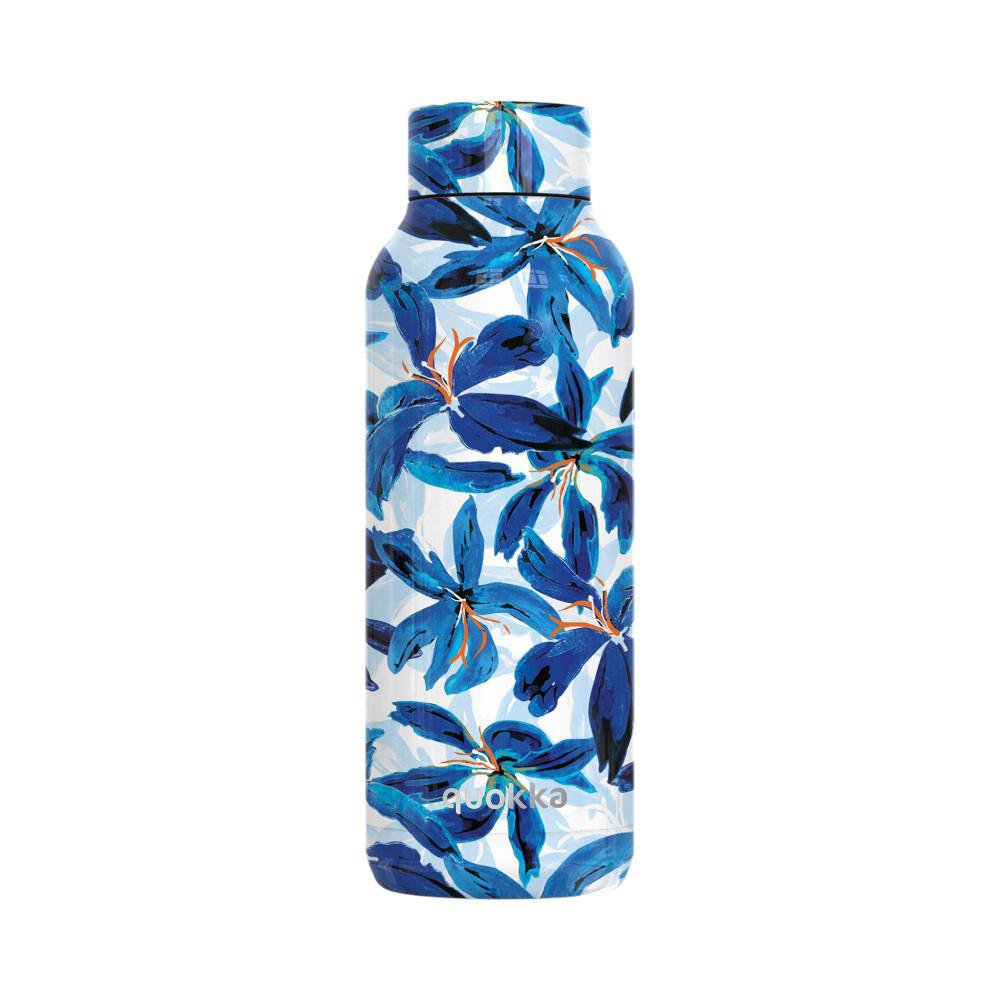 Botella Termica de 510 Ml Diseño Flores Azul Pachón de 510 ml Diseño Flores Color Azul