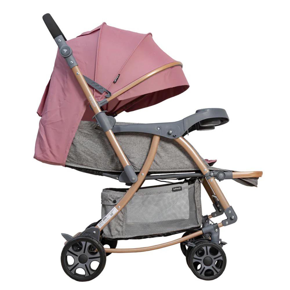 Carruaje, Cuna y Mecedor Genova 2G Color Rose Gold Carruaje, Cuna y Mecedor Genova Color Rose Gold