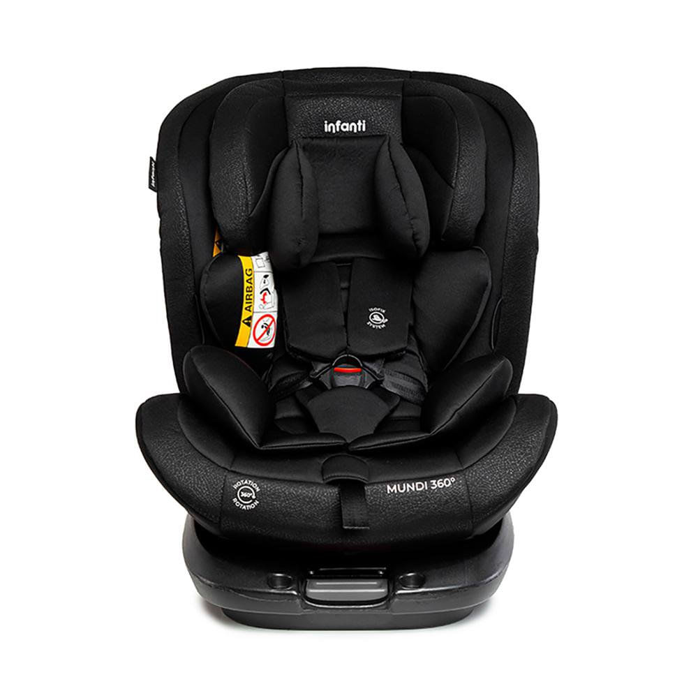 Silla para Carro Mundi Convertible Giratoria 360° Color Negro Silla para Carro Convertible…