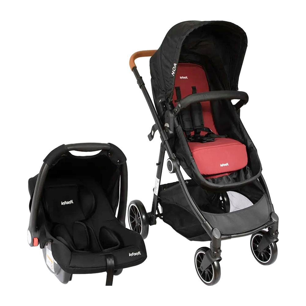 Travel System Noa Plegable Color Rojo Carruaje Travel System Noa Color Rojo