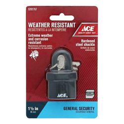 Candado Llave 34 Mm Acero Recubierto - Ace