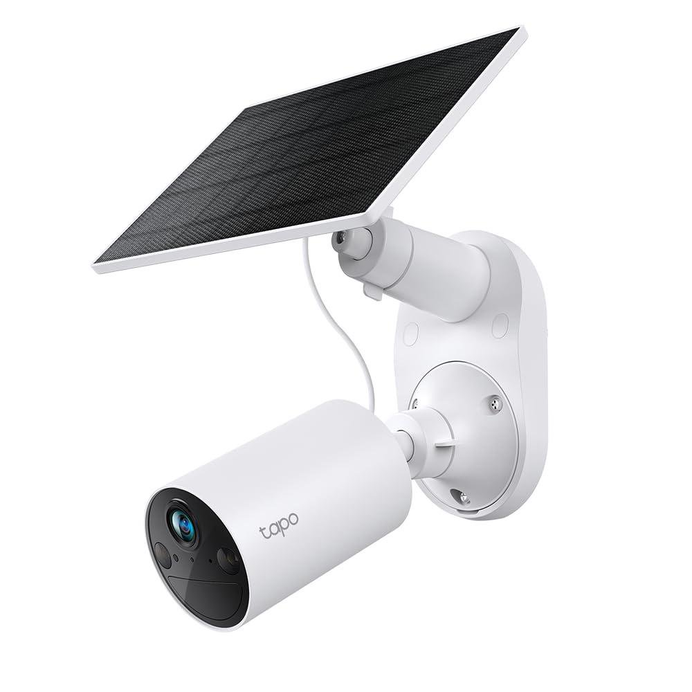 Cámara de Seguridad Exterior C410 KIT WiFi 2K con Panel Solar y Visión Nocturna en Color B…