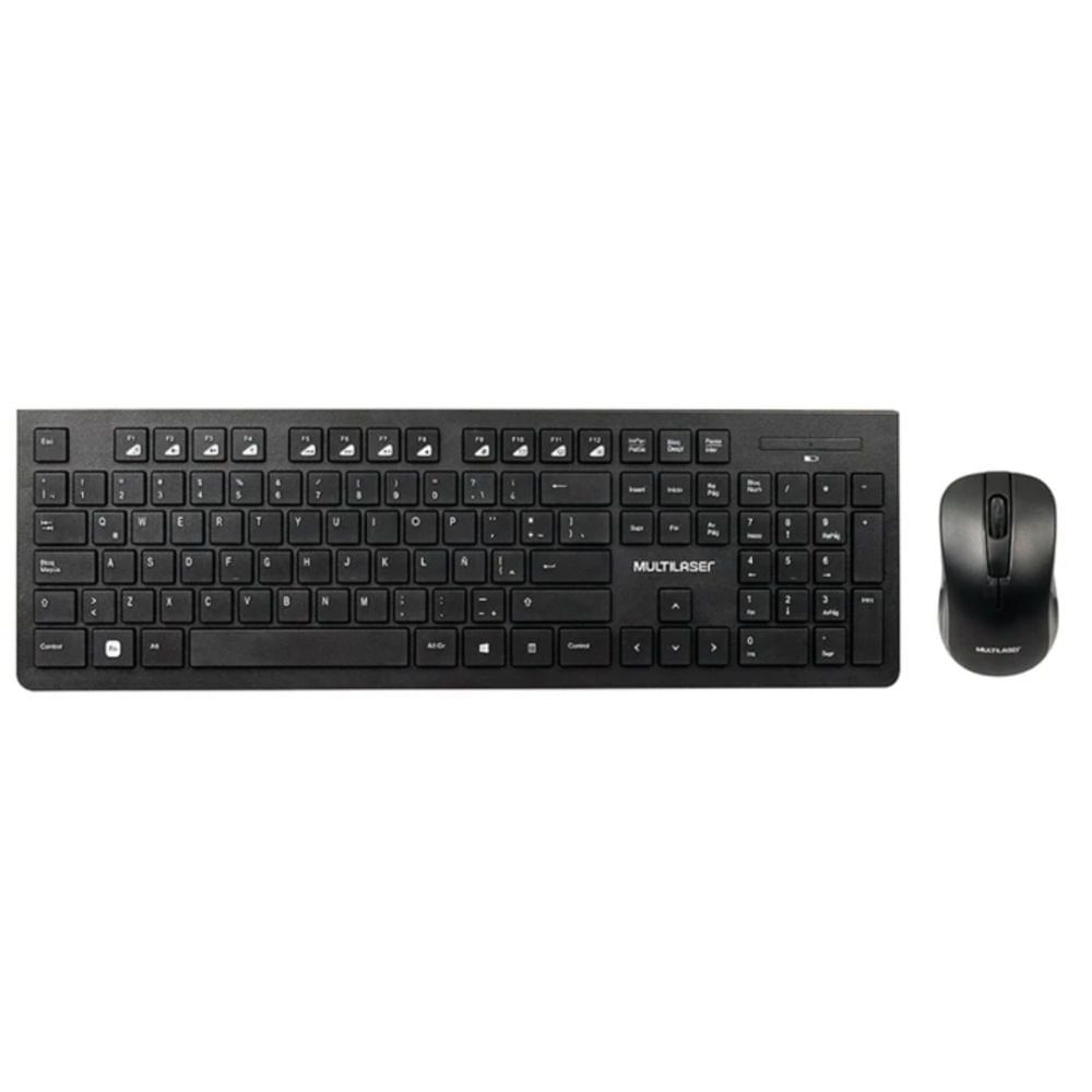 Combo Inalámbrico de Teclado y Mouse 2 en 1 USB para Computadora