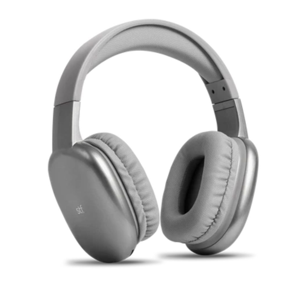 Audífonos Inalámbricos Aurum Over Ear Bluetooth con Micrófono Color Gris