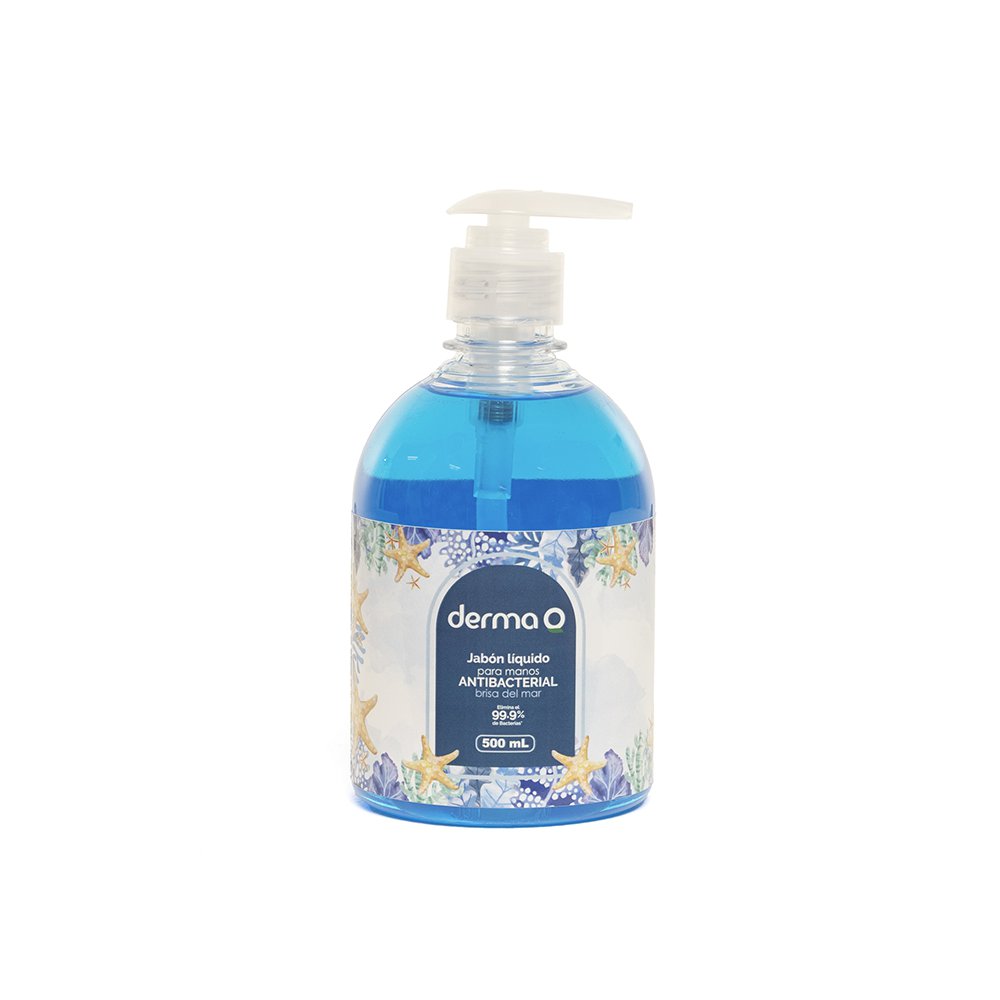 Jabón Líquido Antibacterial para Manos Aroma Brisa del Mar de 500 ml