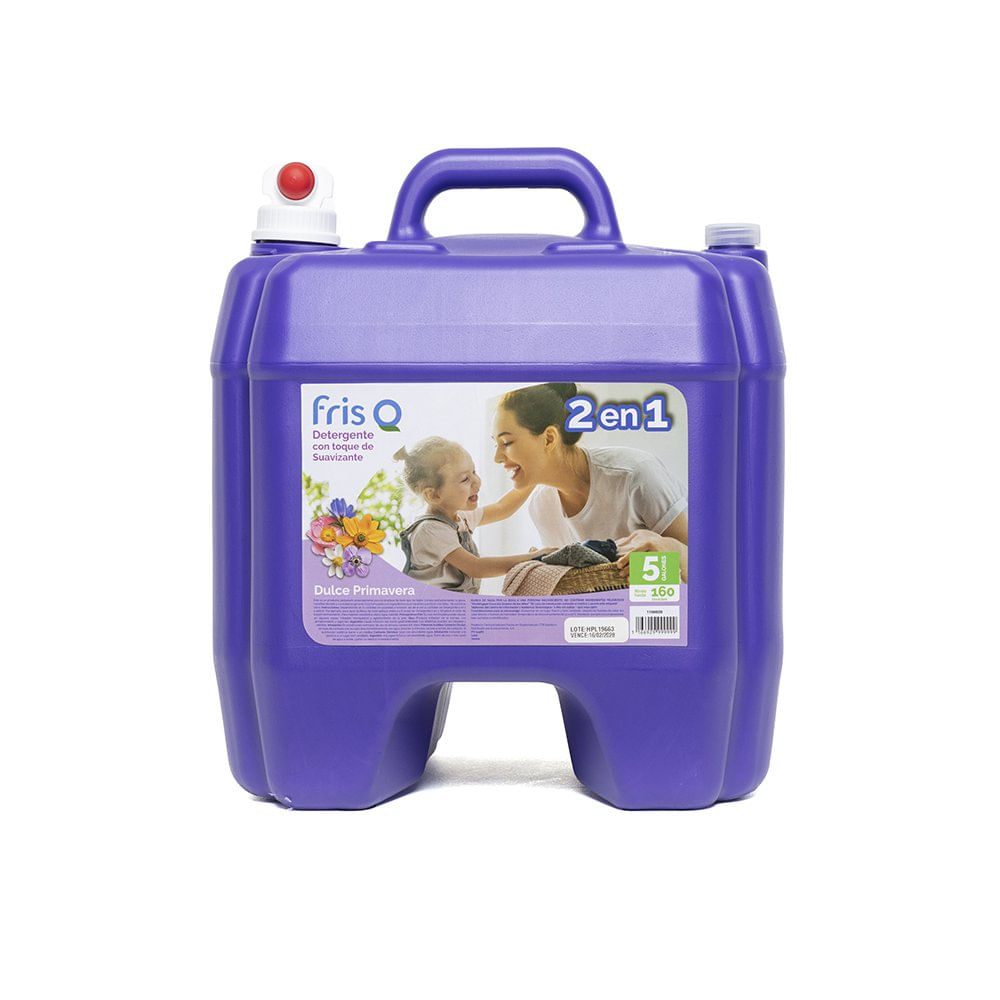 Detergente y Suavizante 2 en 1 Caneca de 5 Galones