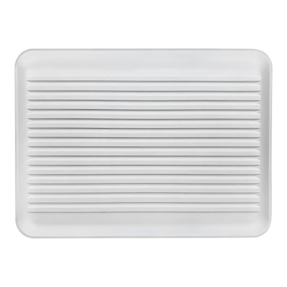 Bandeja Escurridora 43 x 32 x 1.5 cm de Plástico Color Blanco