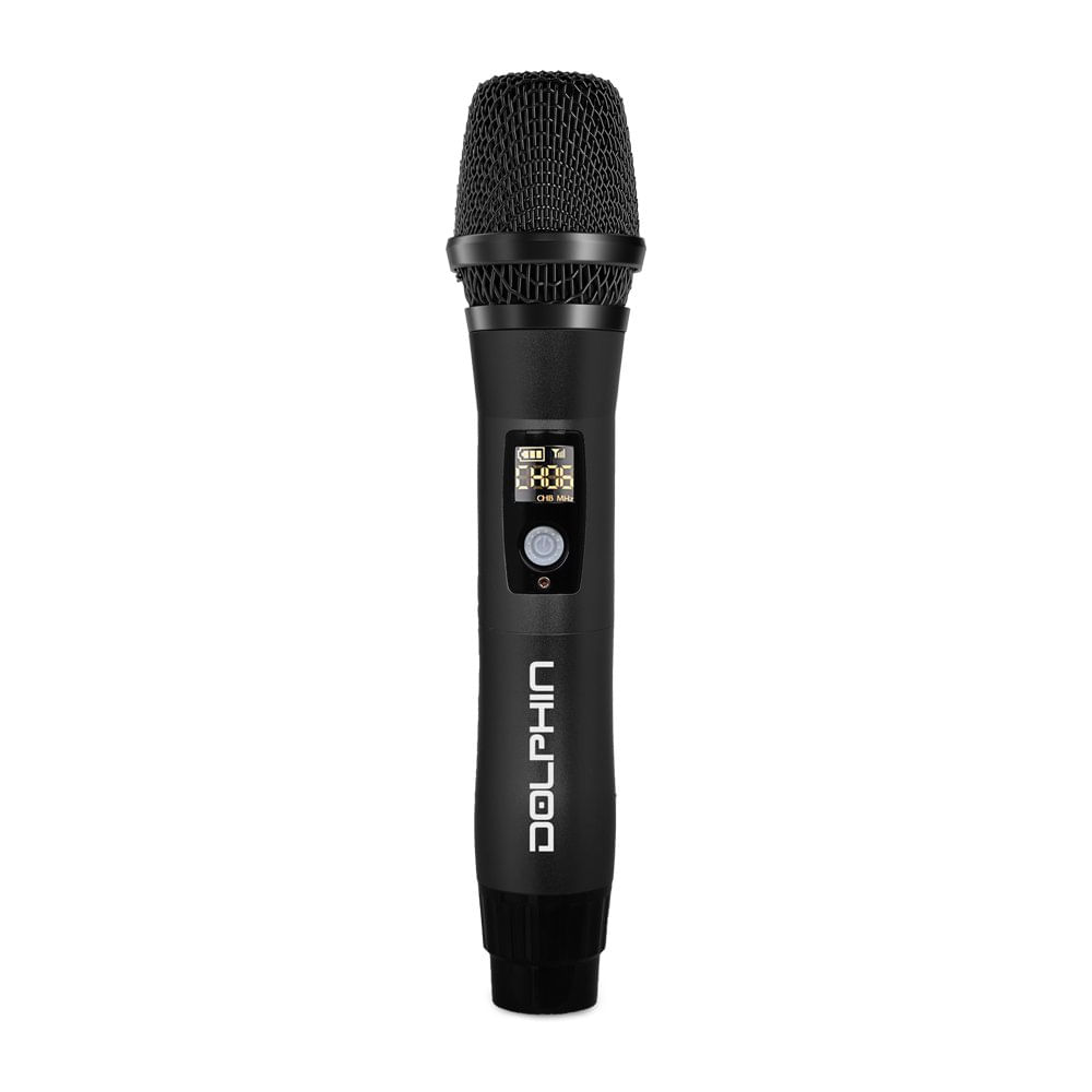 Micrófono Inalámbrico Dolphin MCX11 UHF con Receptor USB-C Color Negro
