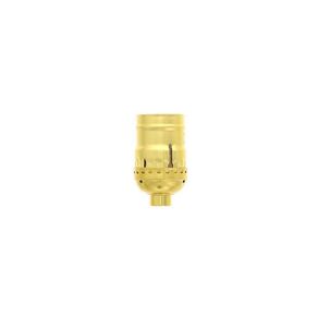Socket E27 De Metal Niple Dorado - Eagle Electric (Centro Am