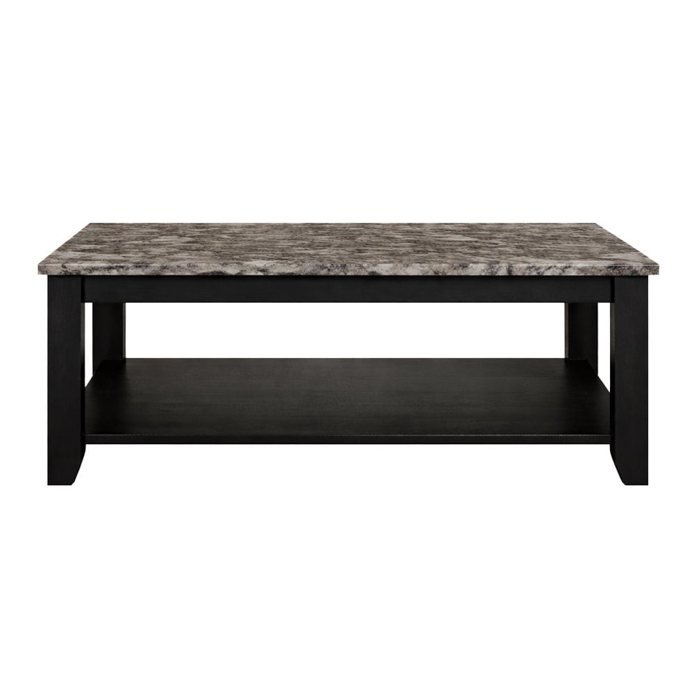 Mesa de Centro Jane con Repisa Inferior para Sala de 110 x 55 x 45 cm