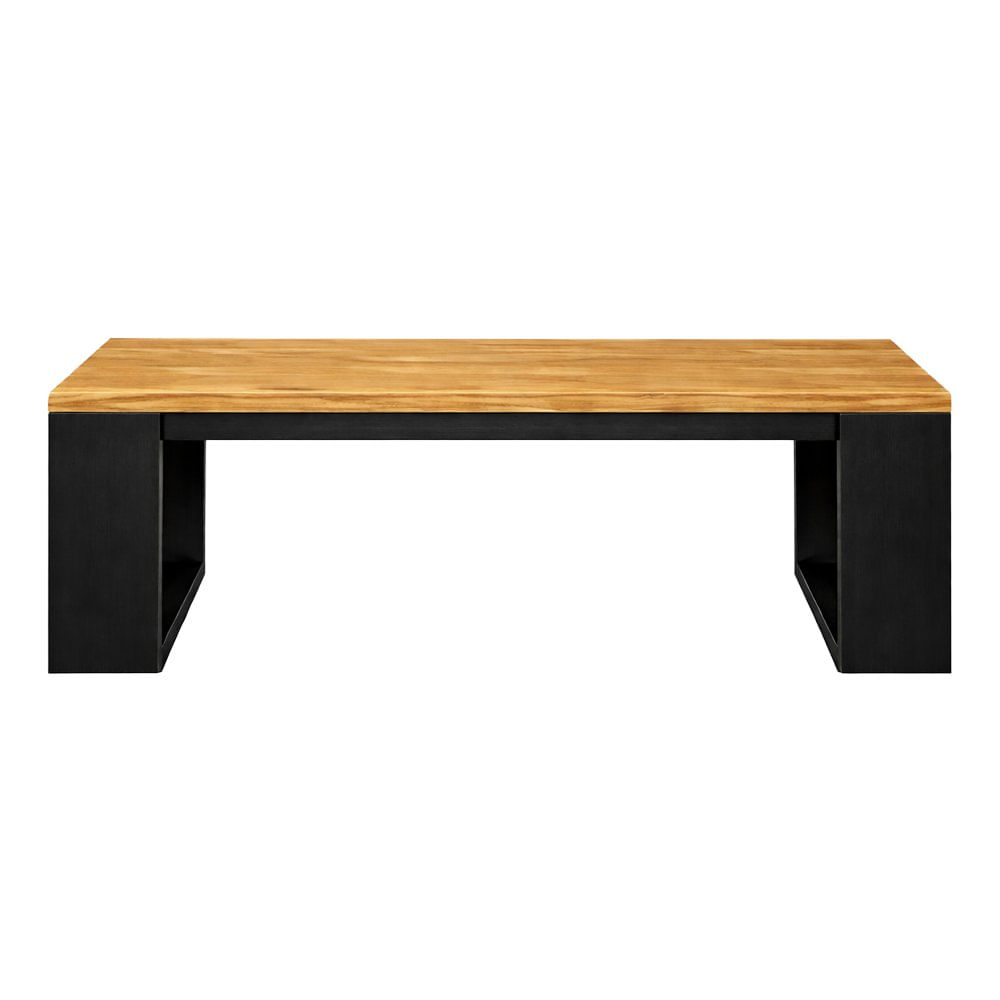 Mesa de Centro Rina con Repisa Inferior para Sala de 110 x 55 x 45 cm