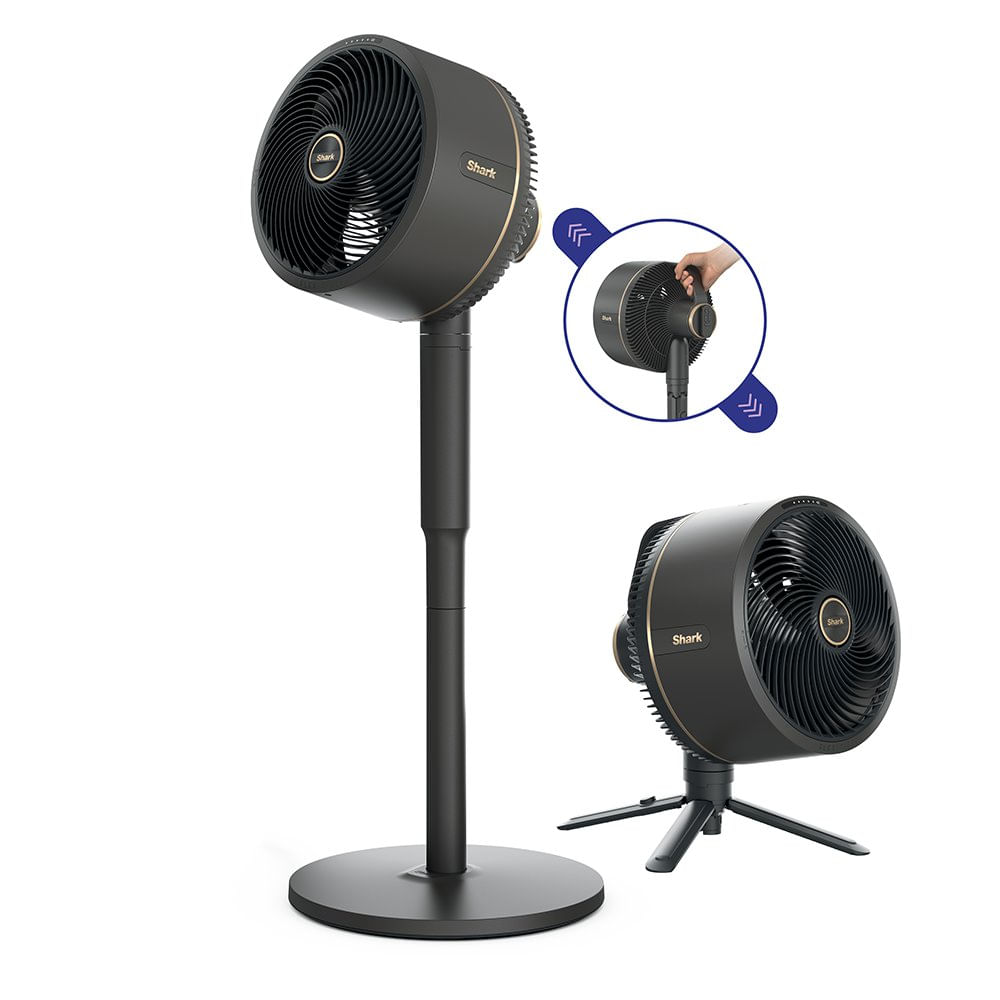 Ventilador Shark FlexBreeze con Nebulizador 5 Velocidades Batería Recargable Color Negro